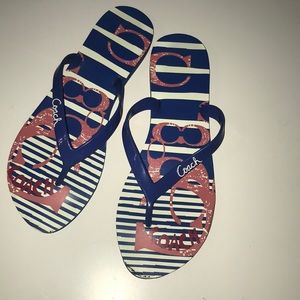 COACH flip flops